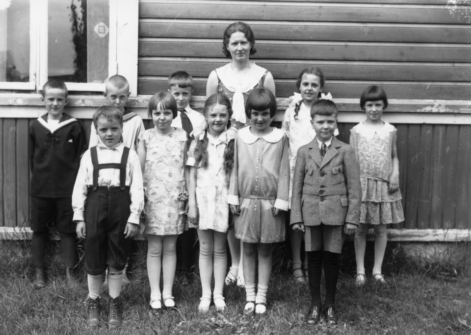 Ruotsinkielinen koulu vuonna 1929