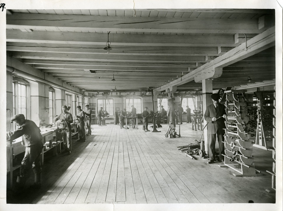 Konepajan toinen kerros 1920-luvulla